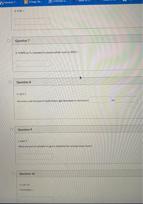 the answer for 1-7 are there, could ypu please