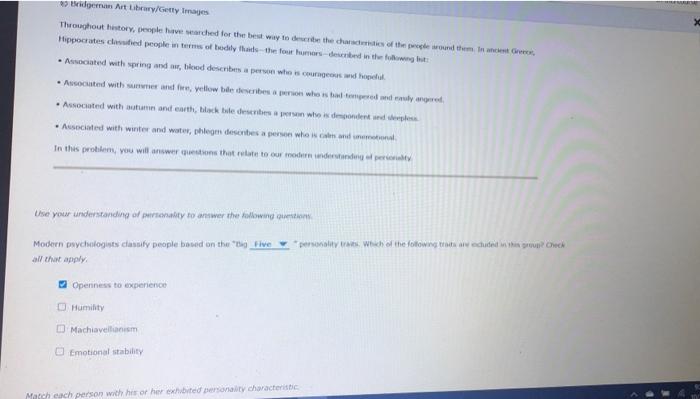 Bridgman Art Library/Getty ages Throughout