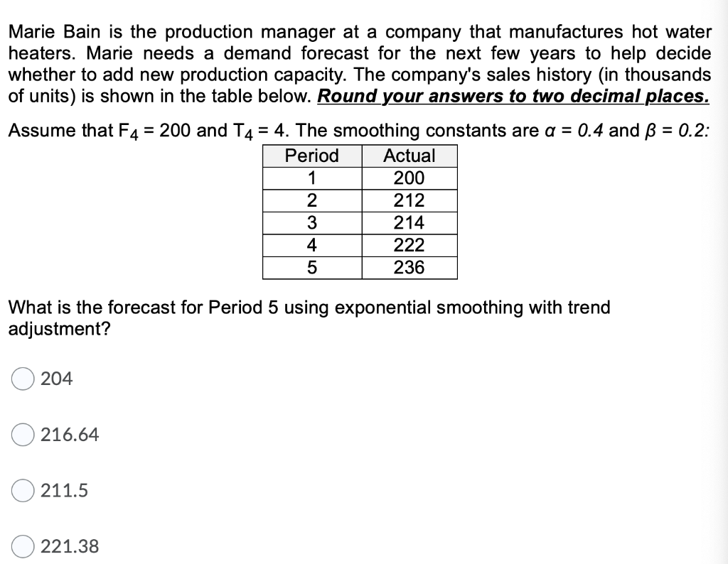 Marie Bain is the production manager at a company
