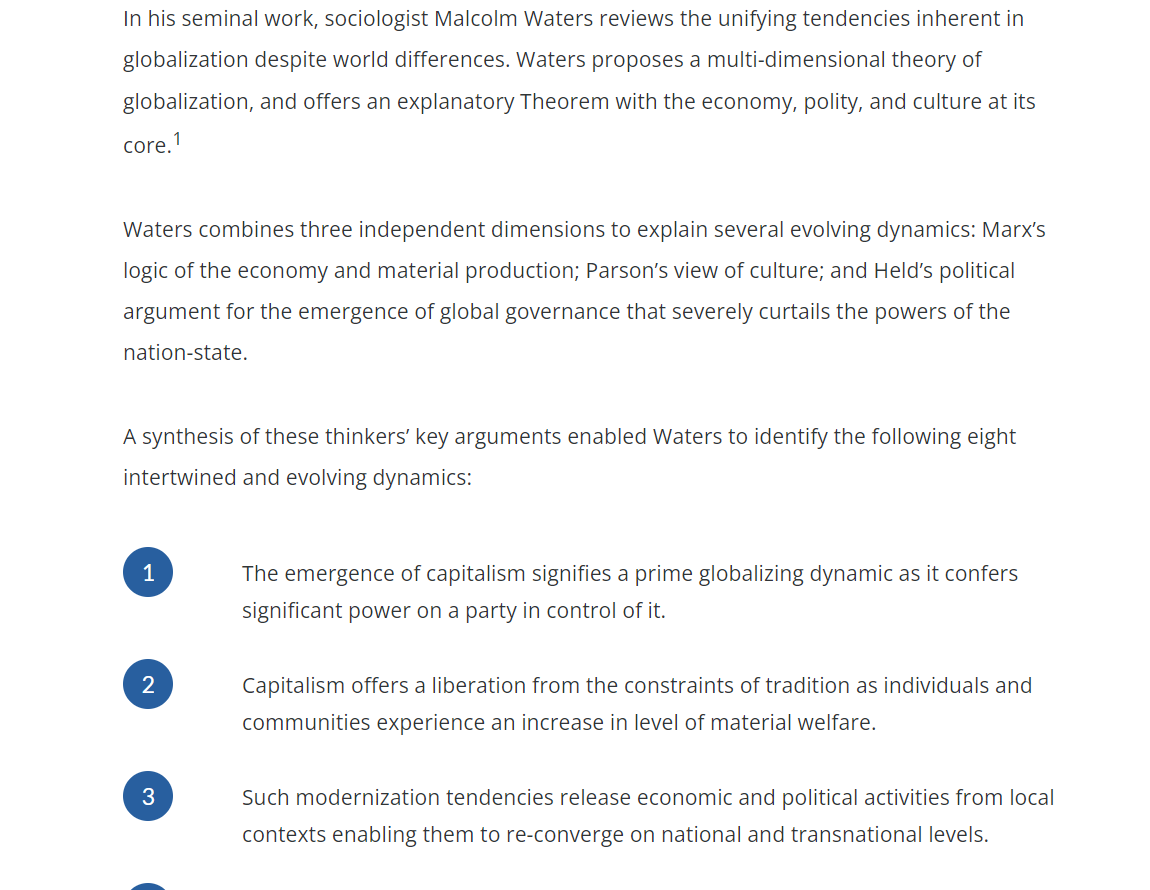 Reflect on this weeks lecture notes and consider