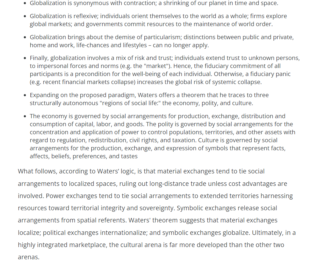 Reflect on this weeks lecture notes and consider