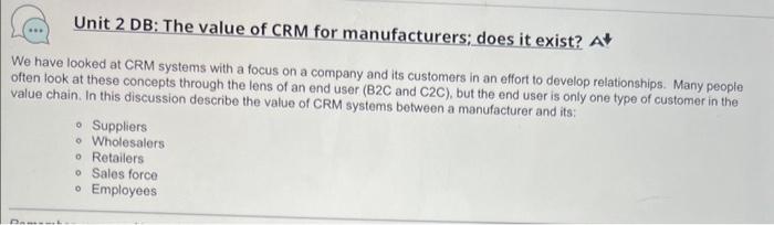 this is for a MKT321 course (customer