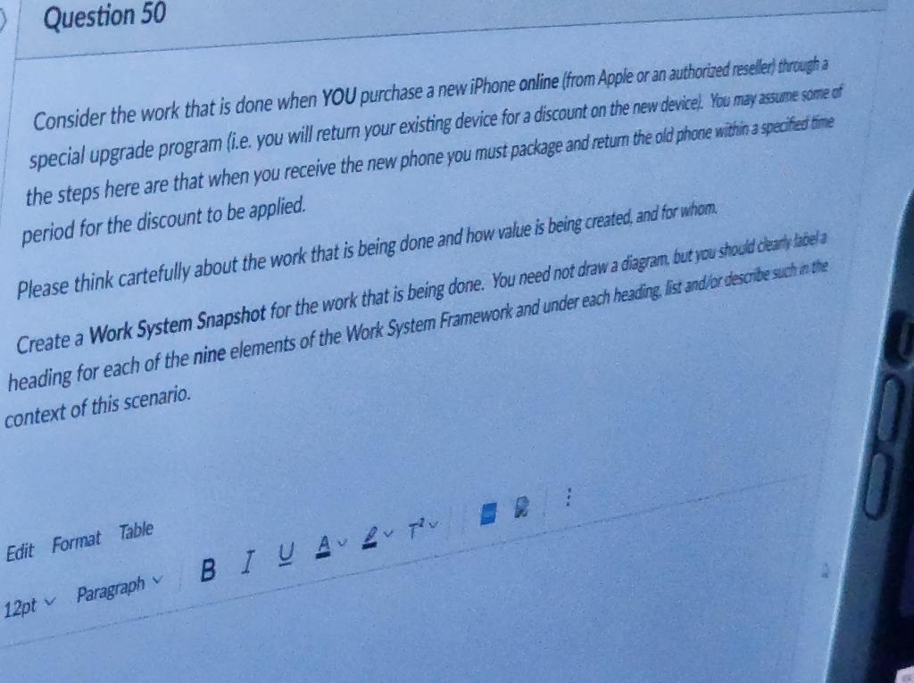 Consider the work that is done when YOU purchase