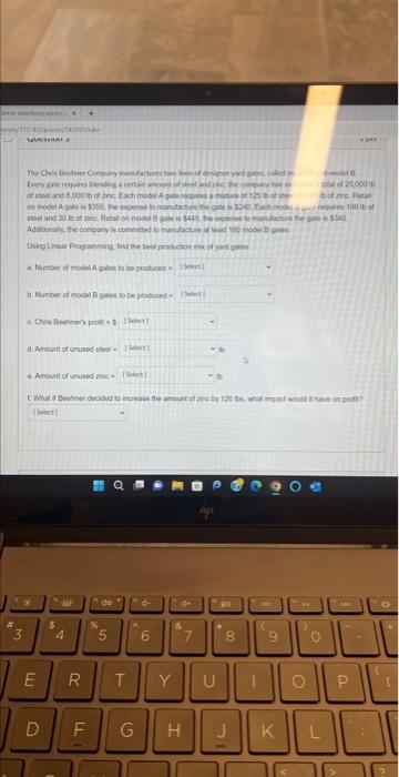 a. Namber of mosei/A gries to be croducoc = b