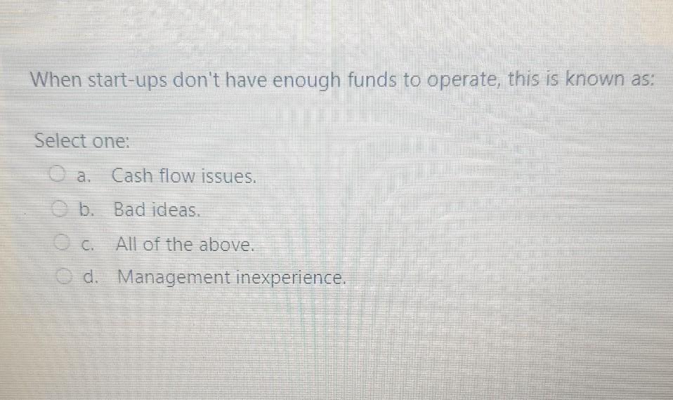 Selling snow blowers in Hawaii is an example of a