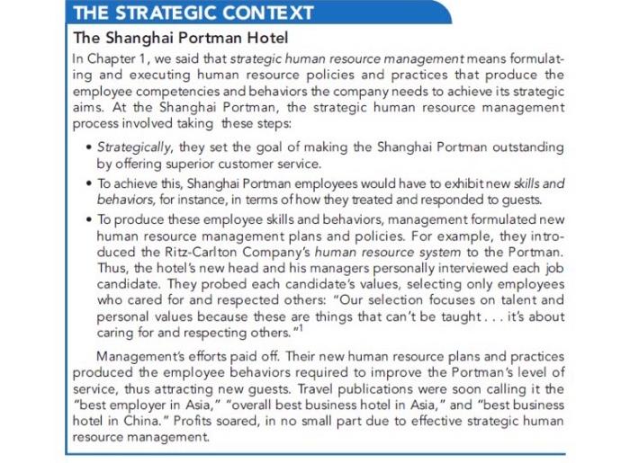 From the case, identify the seven steps of the