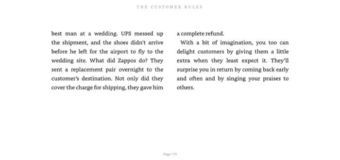 You will summarize each chapter and relate tips