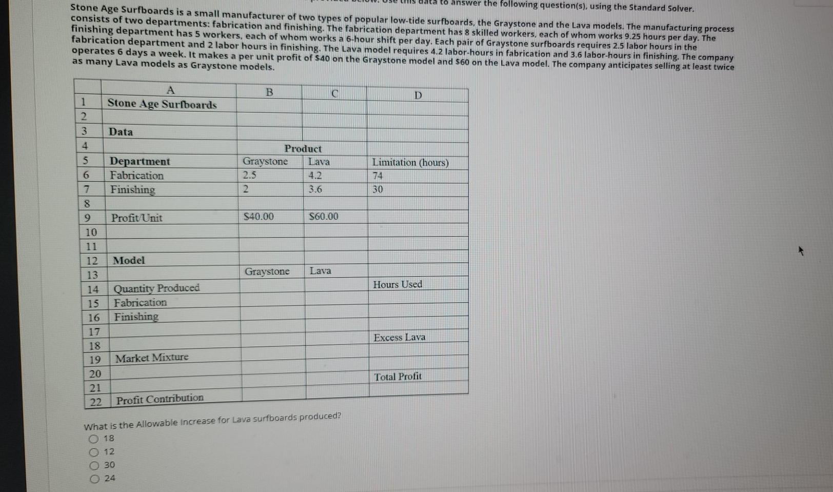 lata to answer the following question(s), using