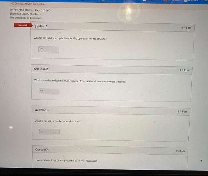 could you please fix the incorrect answers