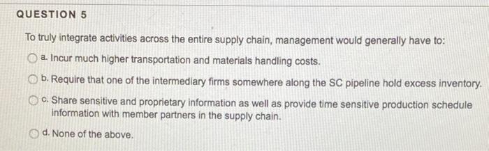 I just need the multiple choice answer for these