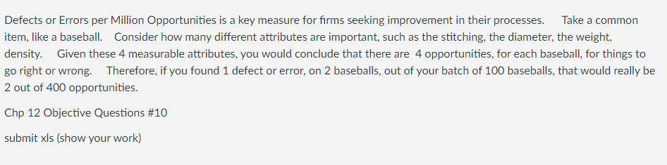 Show excel calculation! 0. A manufacturing