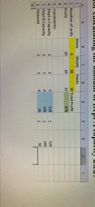 JUL B D E F G H 1 Shirts Shorts Pants 6 38 10