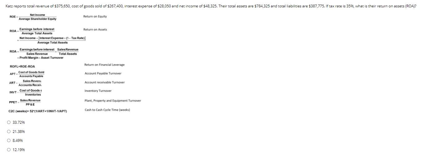 Katz reports total revenue of $375,650, cost of