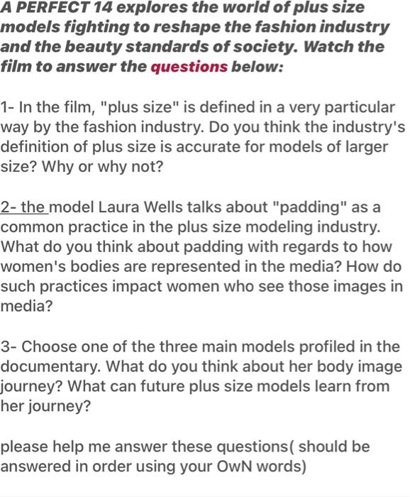 i need help with these questions A PERFECT 14