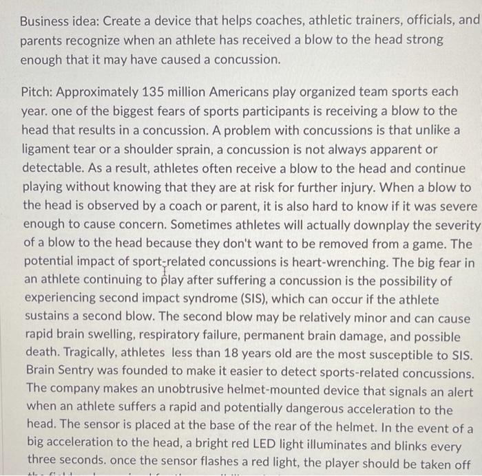 Create a Business Canvas Model for The Brain