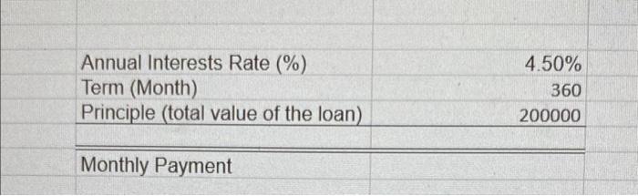 Please use an interest rate of 5%, if we desire