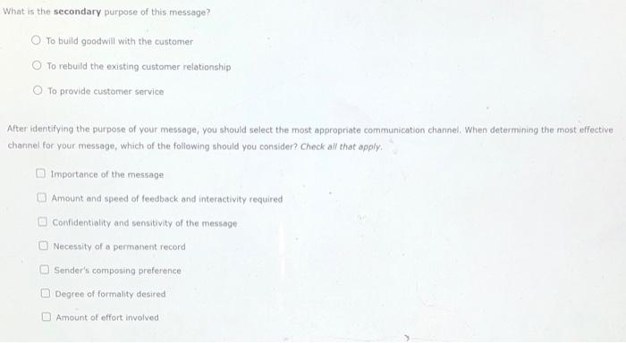 In order to craft effective business messages,