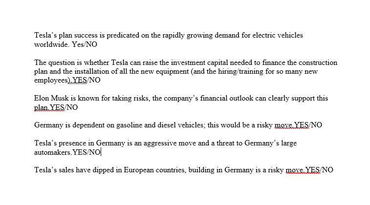 Tesla's plan success is predicated on the rapidly