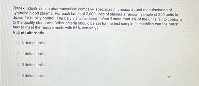 Ziodex Industries is a pharmaceutical company,