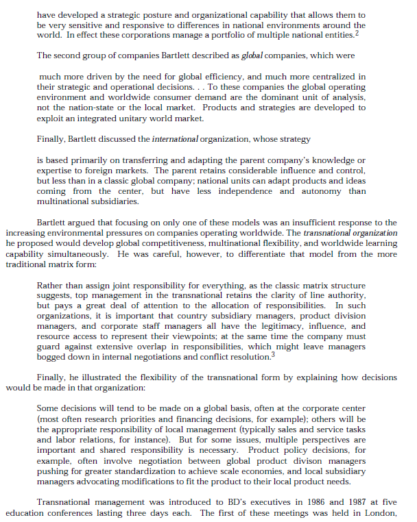 1. a. Briefly outline the B/B1 case situation and