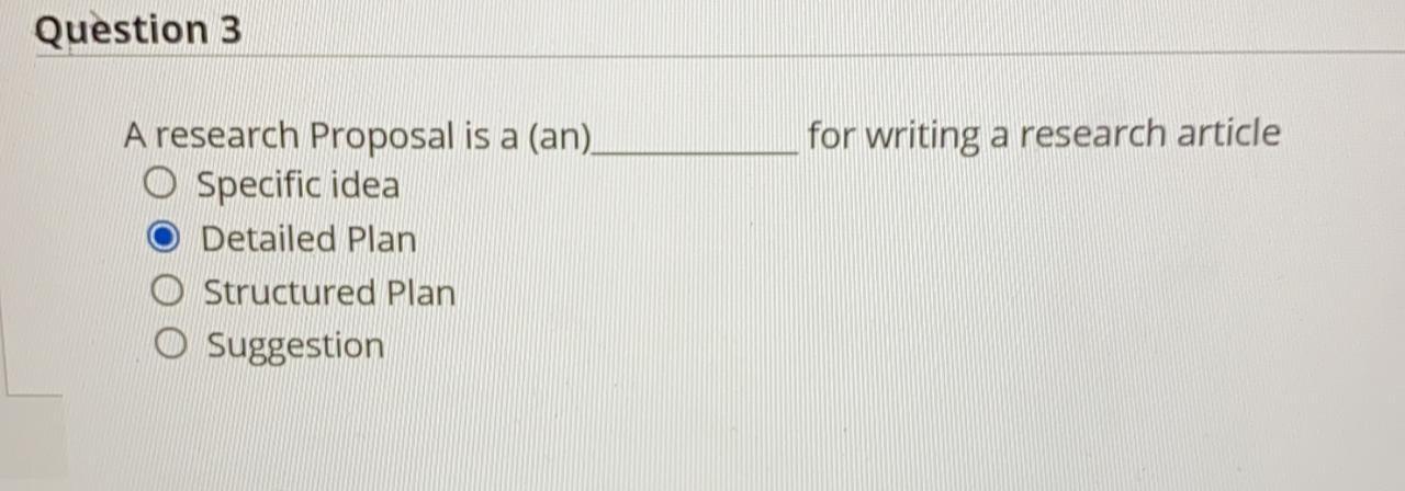 Research Methodology, 10 questions. Instructions