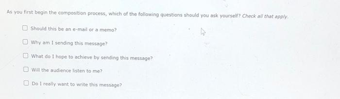 tia :) As you first begin the composition