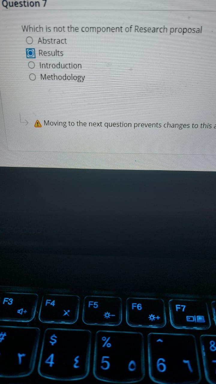 Research Methodology, 10 questions. Instructions
