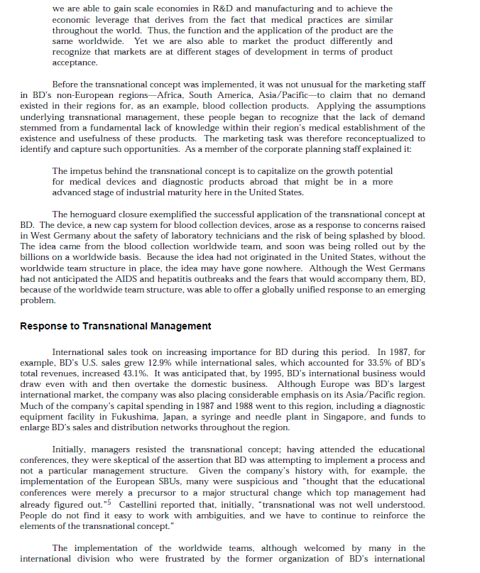 1. a. Briefly outline the B/B1 case situation and
