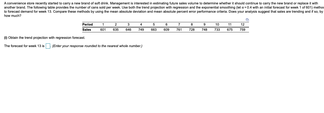 A convenience store recently started to carry a