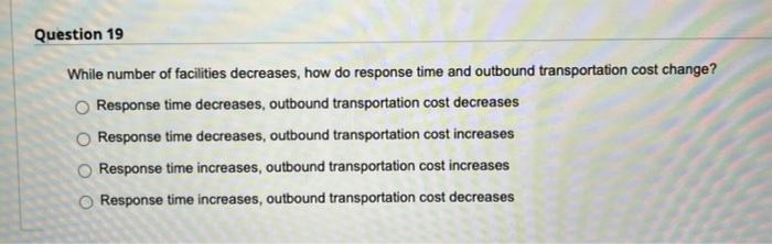 Question 15 Which of the following represents the