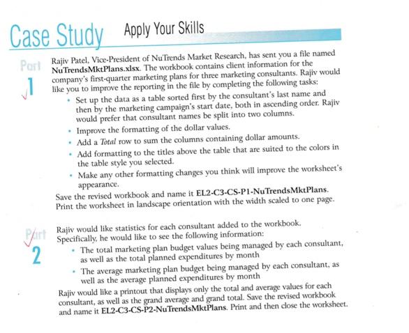 Case Study Apply Your Skills Pori Rajiv Patel,