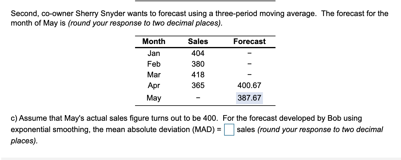 please help me with questions C Second, co-owner