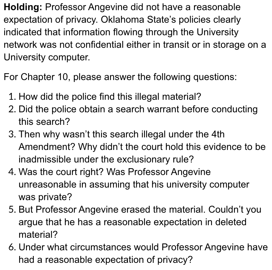 Facts: Oklahoma State University provided