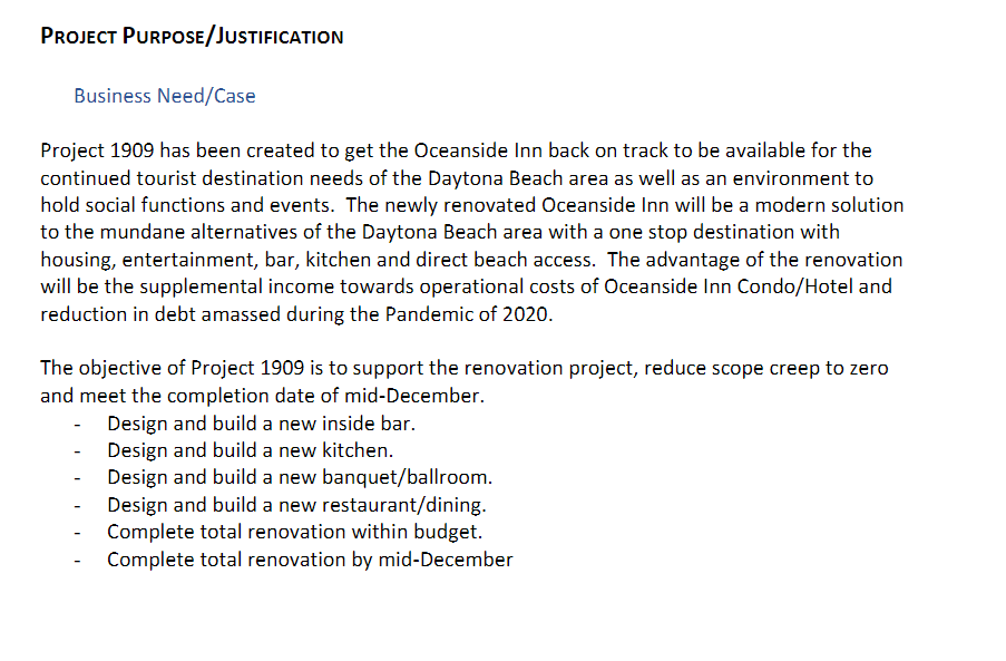 I need to create a Business Requirements Document