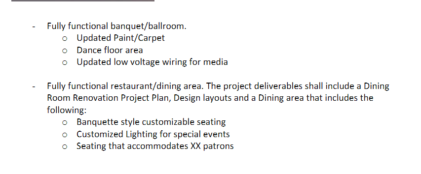 I need to create a Business Requirements Document