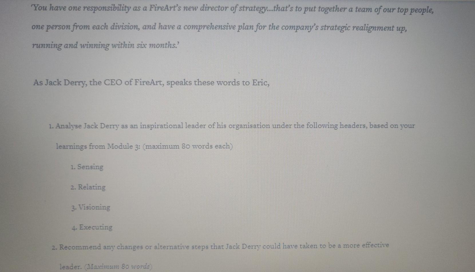 From the case study : The Team That W asn't by