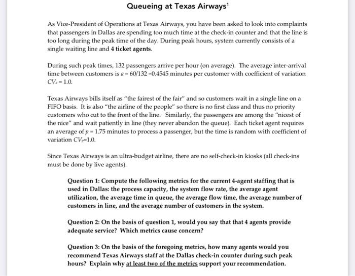 Queueing at a TSA Checkpoint: Managing