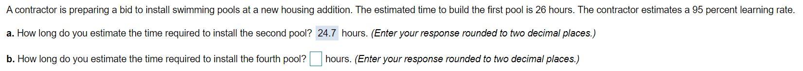 A contractor is preparing a bid to install