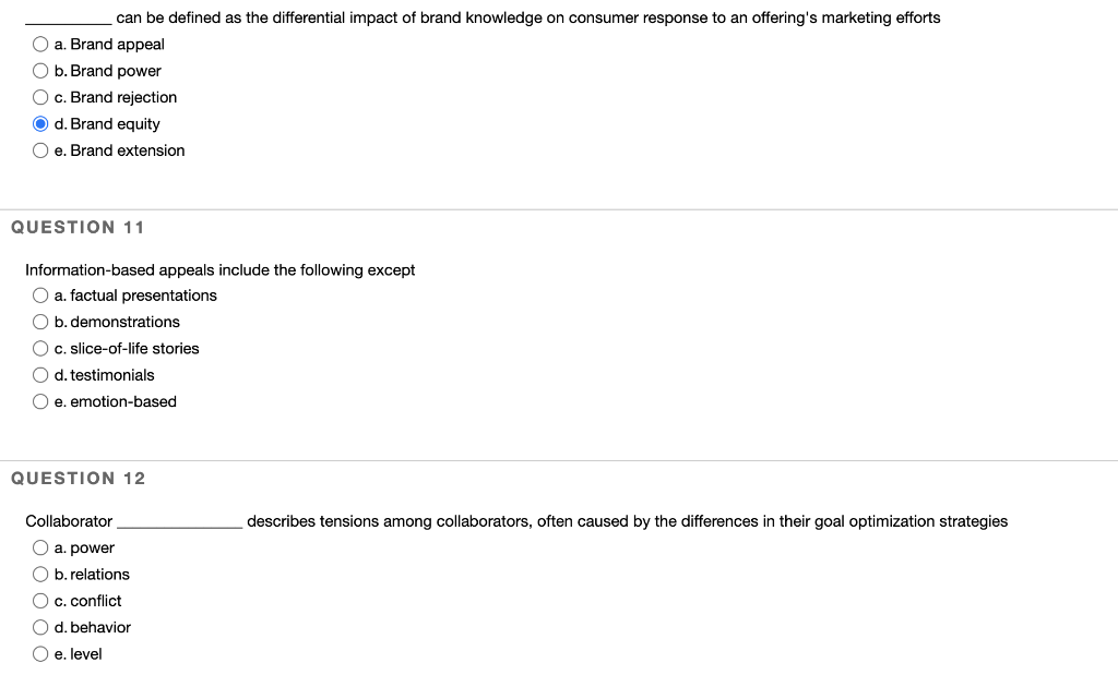 can be defined as the differential impact of