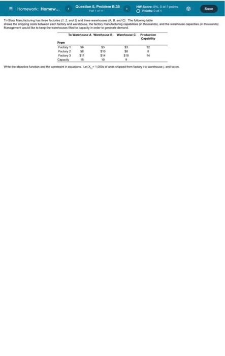 Homework: Homew... Question 6. Problem Co HW SONO