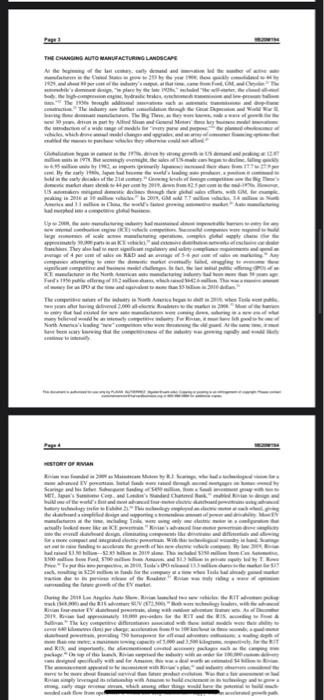 You have been retained by a set of investors to