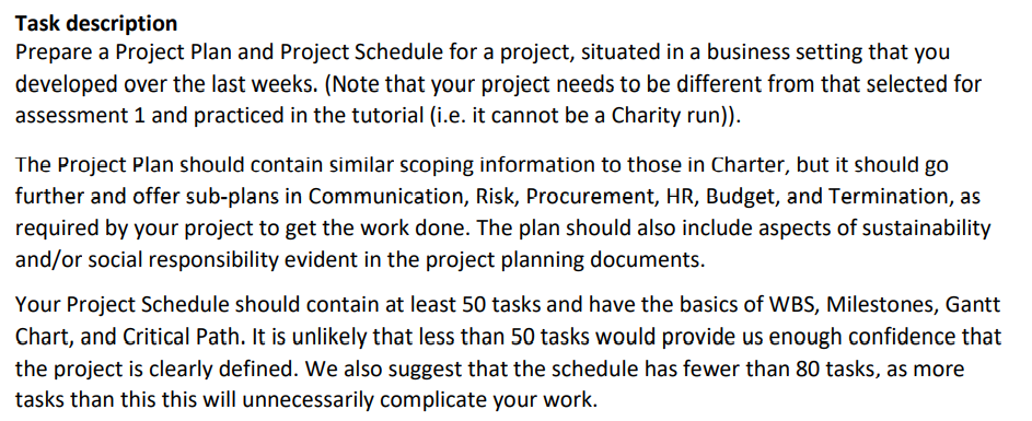 I need some ideas for a project to do for this