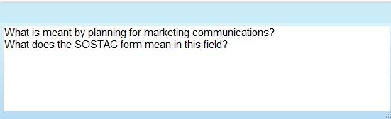 What is meant by planning for marketing