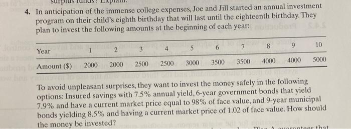 please clearly write out constraints 4. In