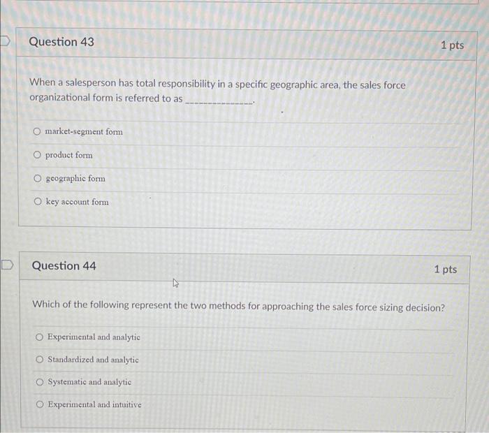 Question 47 17 develop plans for multinational