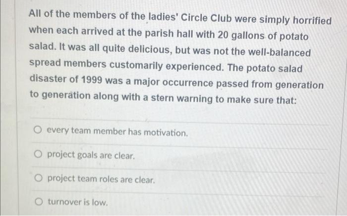 All of the members of the ladies' Circle Club