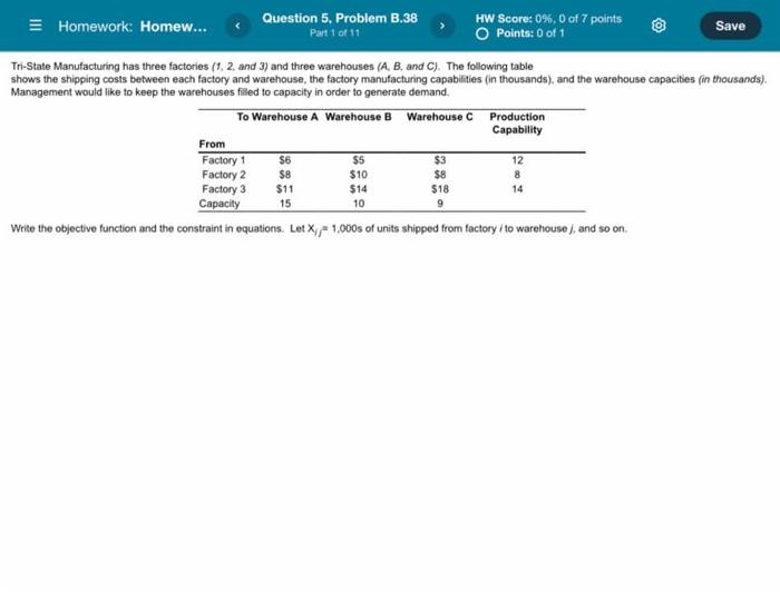 Homework: Homew... Question 6. Problem C.6 HW