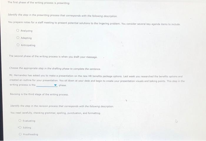 Pls answer!! tia :) Writing in a business