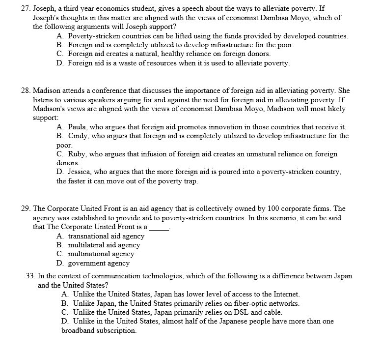 Answer the following question. 27. Joseph, a