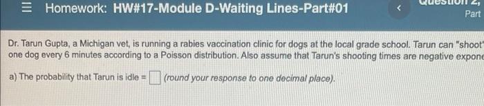 Dr. Tarun Gupta, a Michigan vet, is running a